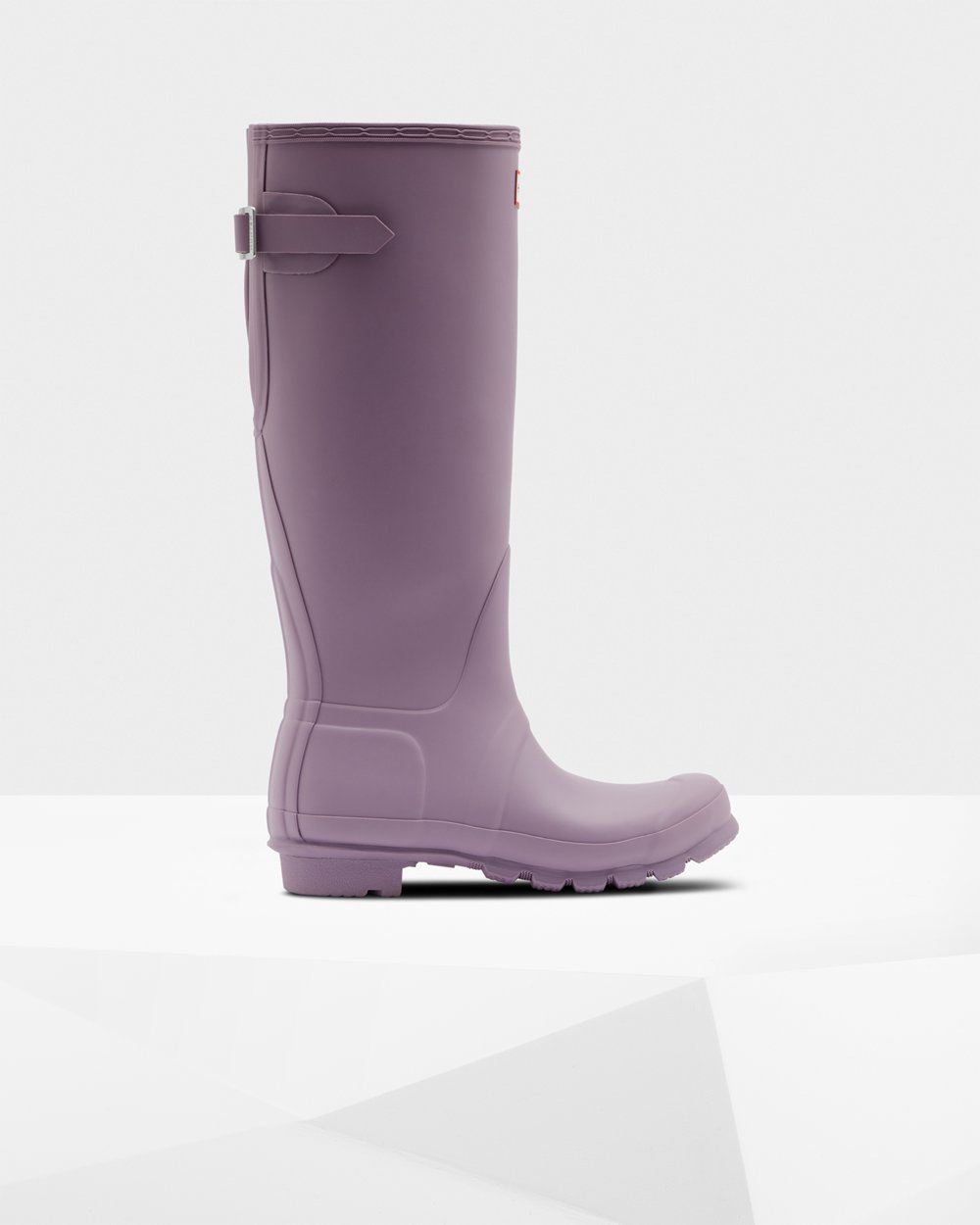 Womens Hunter Original Back Adjustable - Tall Rain Boots Purple - 1750-TJLWC